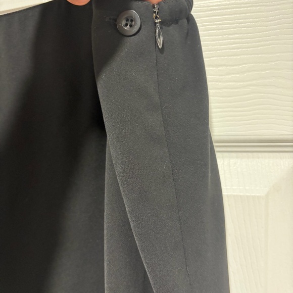 Vintage Jones New York Classic Black Mini Skirt Preppy Office Core - Picture 2 of 8